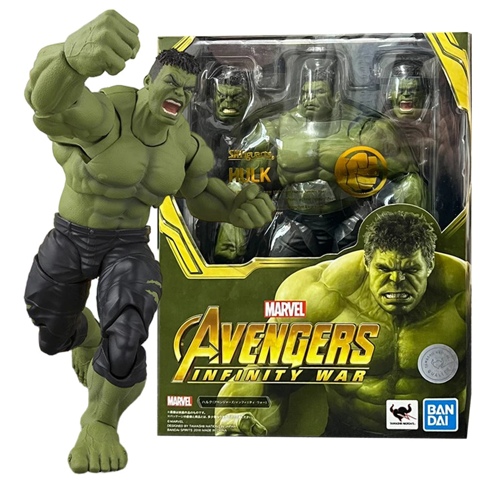25CM BANDAI Anime Hulk Figure Replacement S.H.Figuarts Model Toy Doll Collection Gift Action Figure PVC