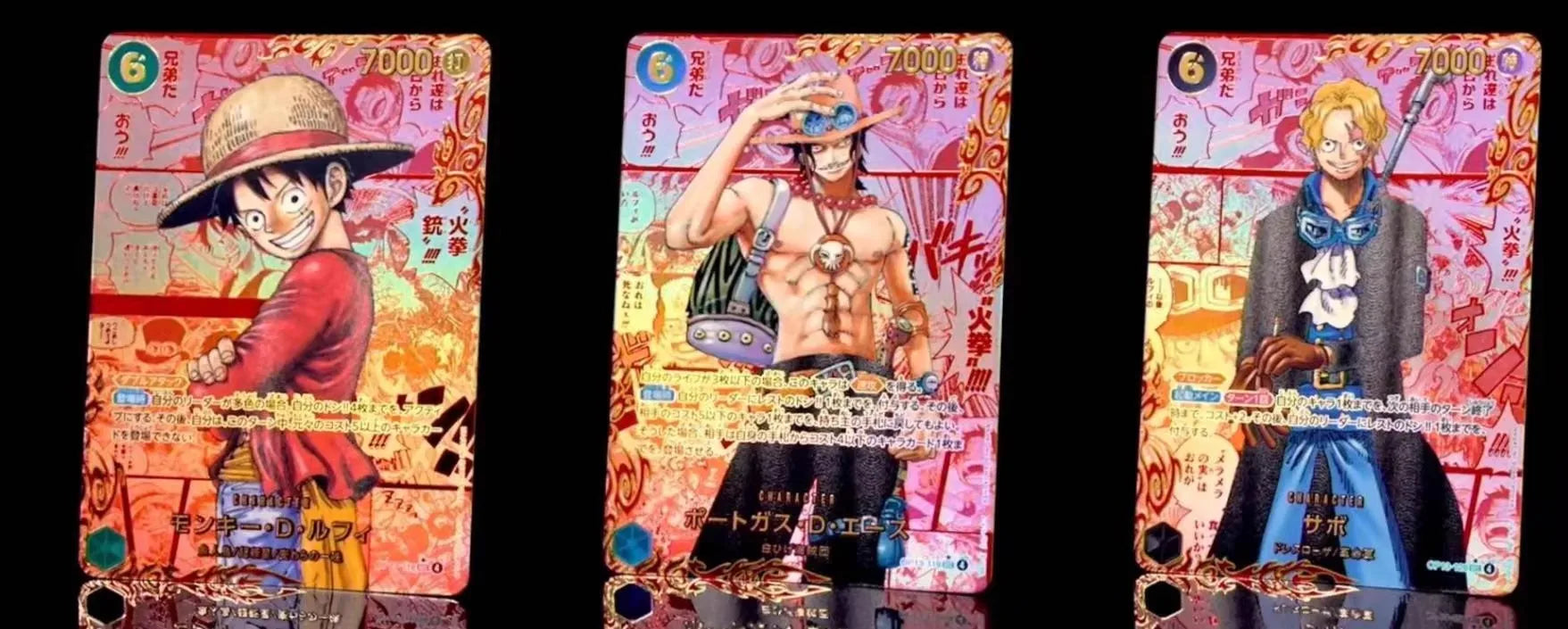 Bandai Genuine One Piece Card OPCG God Speed Fist Luffy Pirate Group Seven Japanese Sealed Card Collection Toys Gift