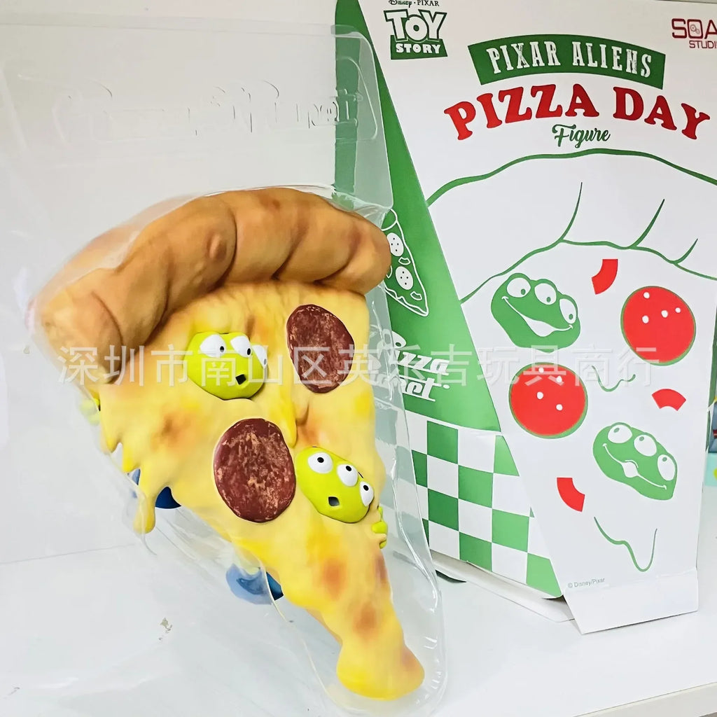 Disneys Cartoon Toy Story Alien Hamburger Statue Creative Three Eyes Alien Action Figure Fashion Brand Pvc Collection Model Gift