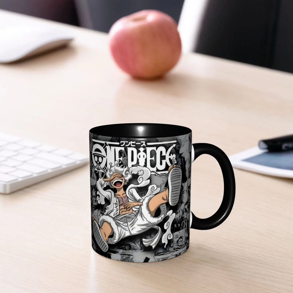 Customized Trafalgar Law One Piece Anime Coffee Mug DIY  Ceramic Tea Milk Cup