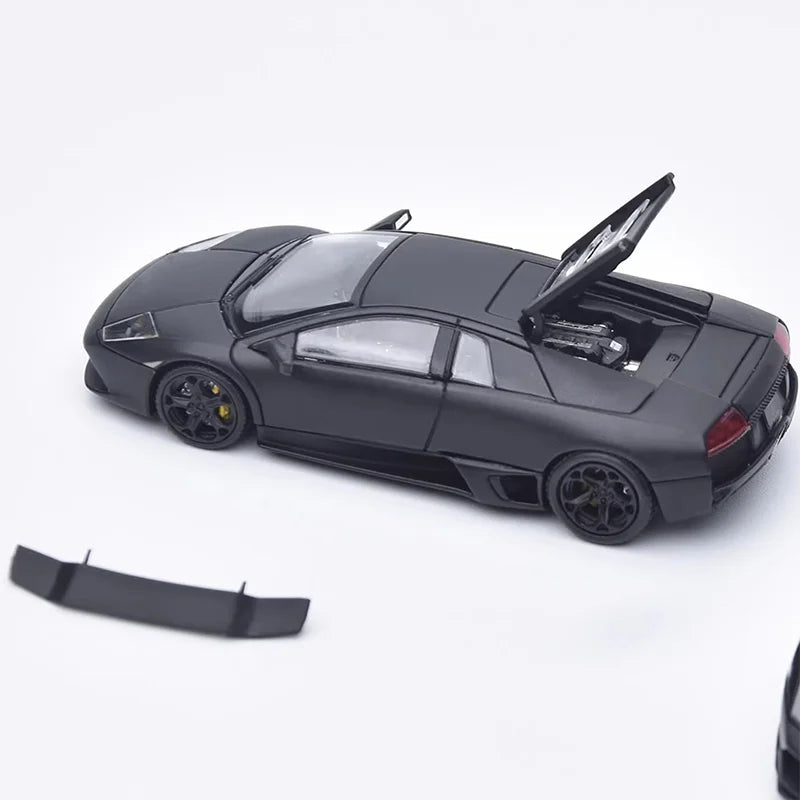 1:64 Phantom Knight Pk Lambo Murcielago Lp640 Batmobile Simulation Alloy Miniature Diecasting Car Model Custom Toy Gift Ornament