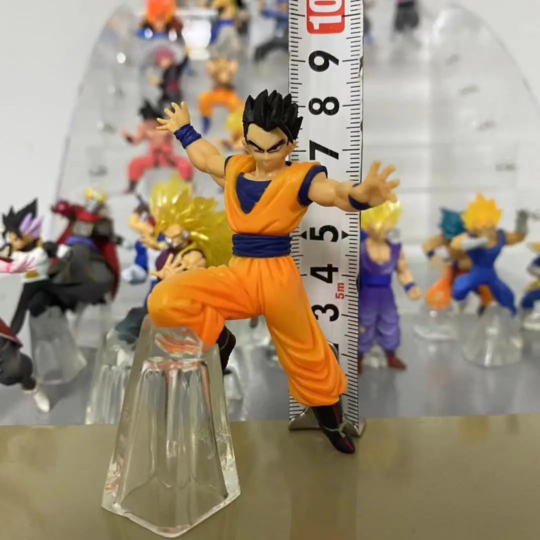 BANDAI DRAGON BALL Capsule Toys ACTION FIGURE Majin Buu Cell Vegeta IV Torankusu Son Goten Vegeta Cumber Small Scale Model GACHA