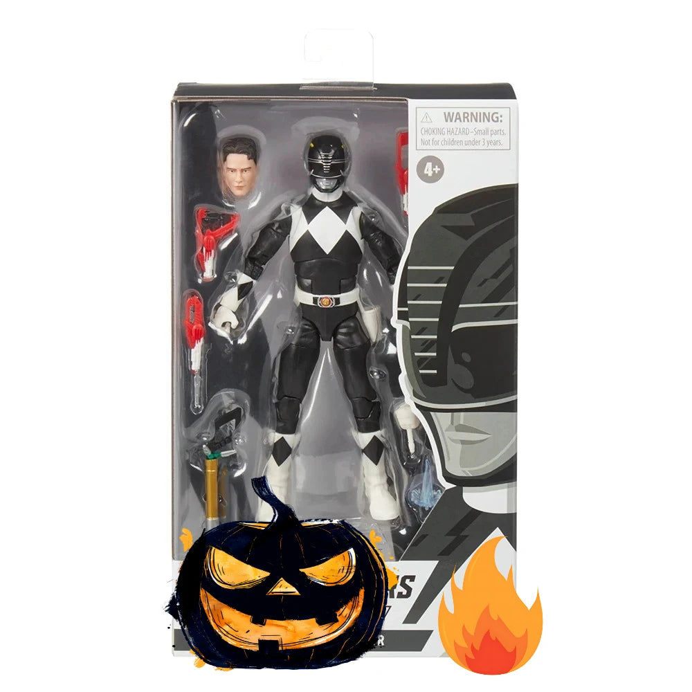 Power Rangers Lightning Collection Red Green Pink Blue Black Yellow Rangers 15cm Action Figure Model Toy