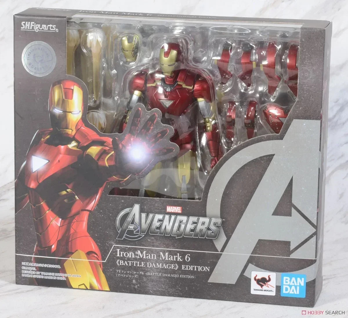 Bandai Shf Marvel Avengers Endgame Edition Captain America Iron Man Mk6 Thor Hulk Action Figure Anime Series