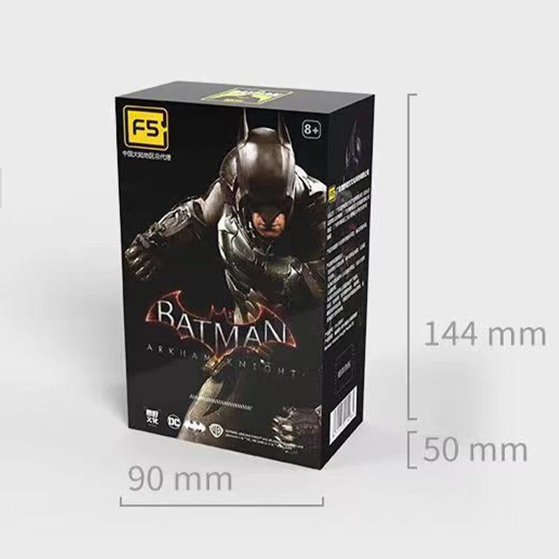 F5 ROUNDD CULTURE Batman: Arkham Knight Deathstroke Red Hood Anime Figure Blind Box Assemble Movable Model Toys Collection Gifts