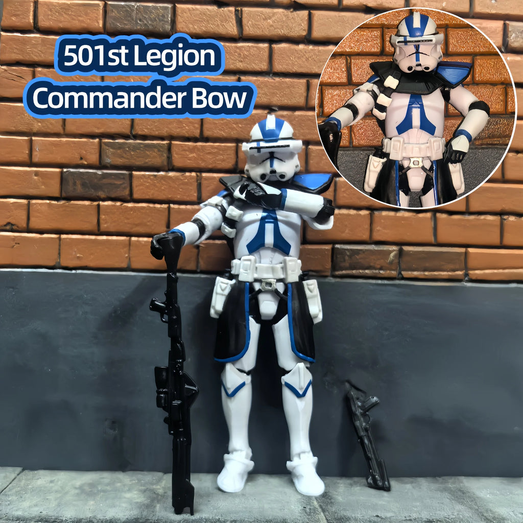 Star Wars 3.75 Inch Trooper 1/18 501st Legion Action Figure Hardcase REX Anakin Dogma Tup Toys Model Loose