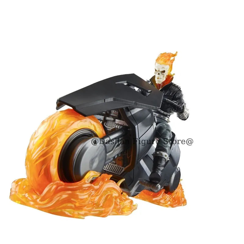 Anime Ghost Rider Action Figure Johnny Blaze Celebrating Figurine 85th Anniversary 6" Collection Model Statue Toys Holiday Gifts
