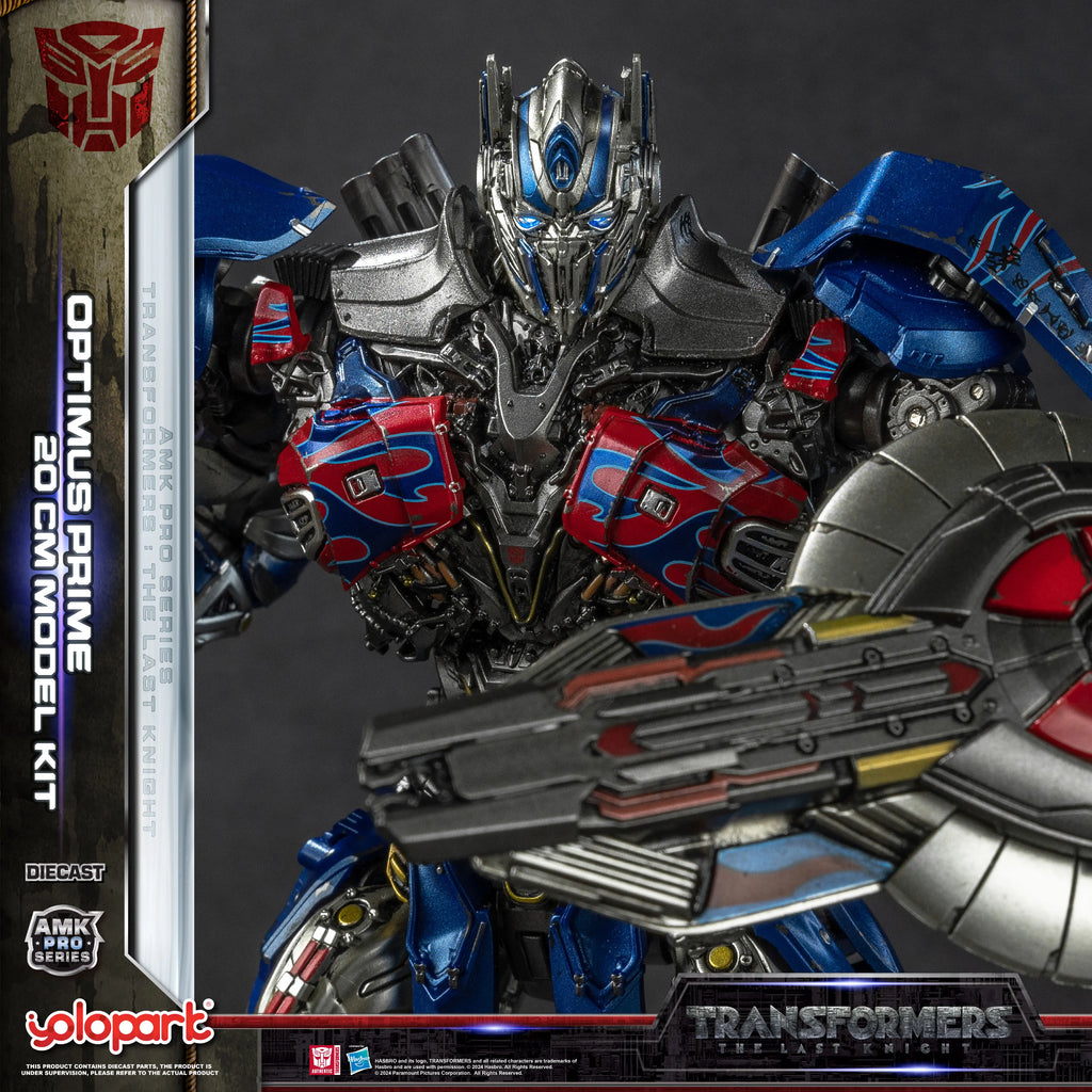 YOLOPARK Transformers Model: The Last Knight AMK PRO Series 20cm Optimus Prime Model Kit Action Figures Toy For Boy Men