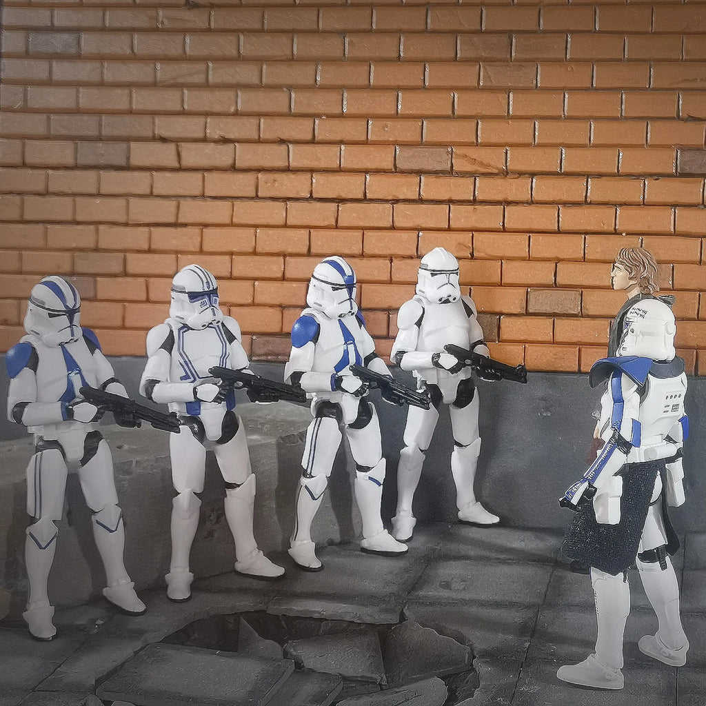 Star Wars 3.75 Inch Trooper 1/18 501st Legion Action Figure Hardcase REX Anakin Dogma Tup Toys Model Loose