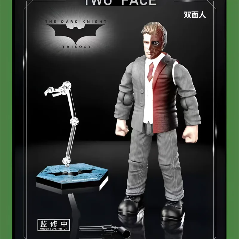 Original DC ARMORED Batman JOKER BANE TWO FACE Villain Scarecrow Justice League Splicing Action Figures DIY Toys Model Gift