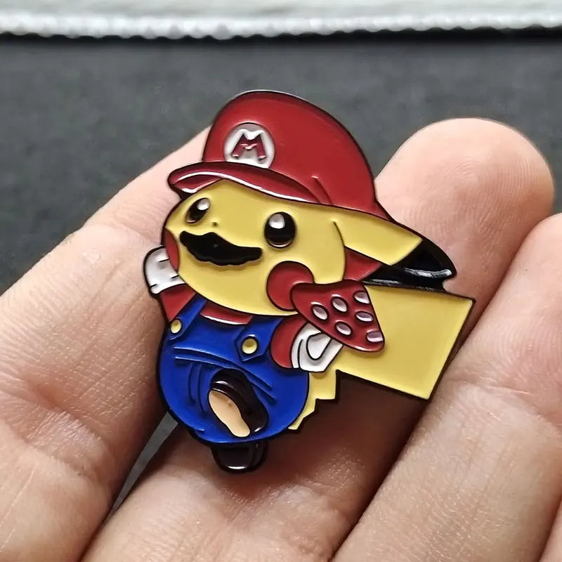 Anime Super Mario Enamel Pin Lapel Pins for Backpacks Brooches Badges Fashion Brooch for Clothes Jewelry Gifts Friends