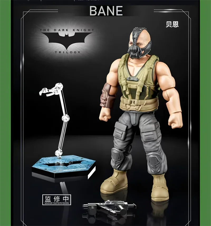 Original DC ARMORED Batman JOKER BANE TWO FACE Villain Scarecrow Justice League Splicing Action Figures DIY Toys Model Gift