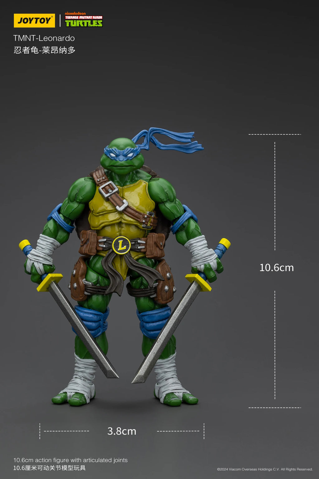 JOYTOY 1/18 Action Figure TMNT Ninja Turtles Michelangelo Donatello Leonardo Raphael Anime figures Toys Model