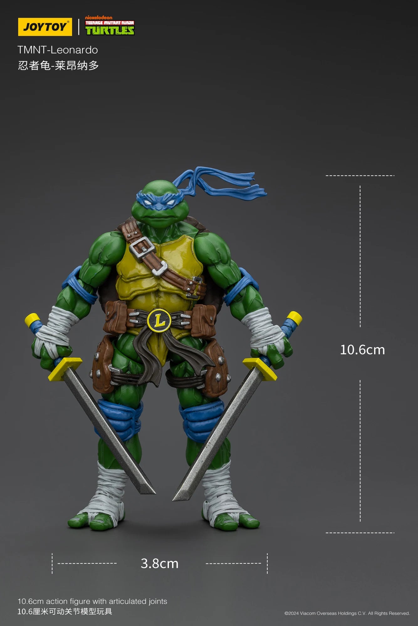 JOYTOY 1/18 Action Figure TMNT Ninja Turtles Michelangelo Donatello Leonardo Raphael Anime figures Toys Model