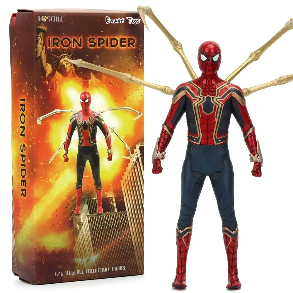 Marvel The Avengers Iron Man Mk46 Groot Spider Man Venom Doctor Strange Thor 1/6 Pvc Figure Model Collect Ornaments Toy Gifts