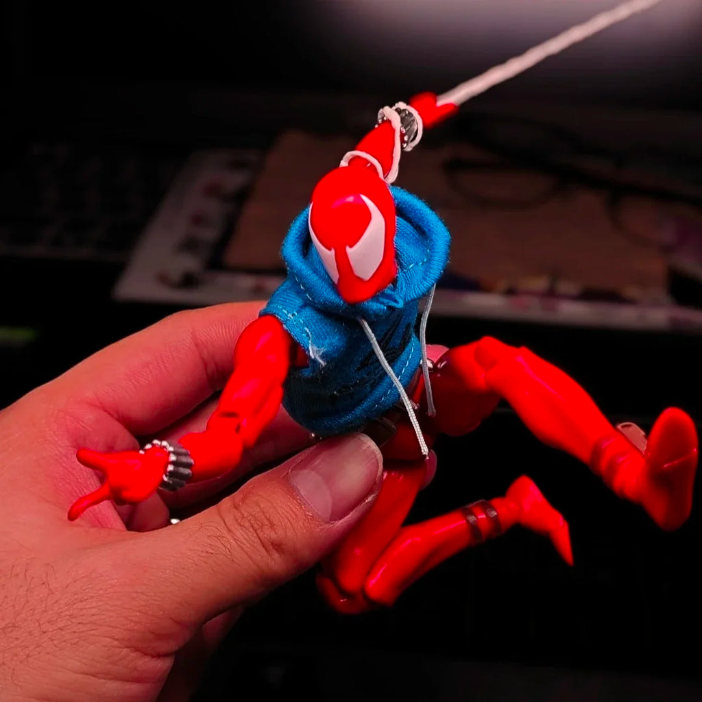 Ct Toys Anime Action Figure Figurine Scarlet Spider Spiderman Mafex 186 The Amazing Spider-Man Comic Version Gifts Toy
