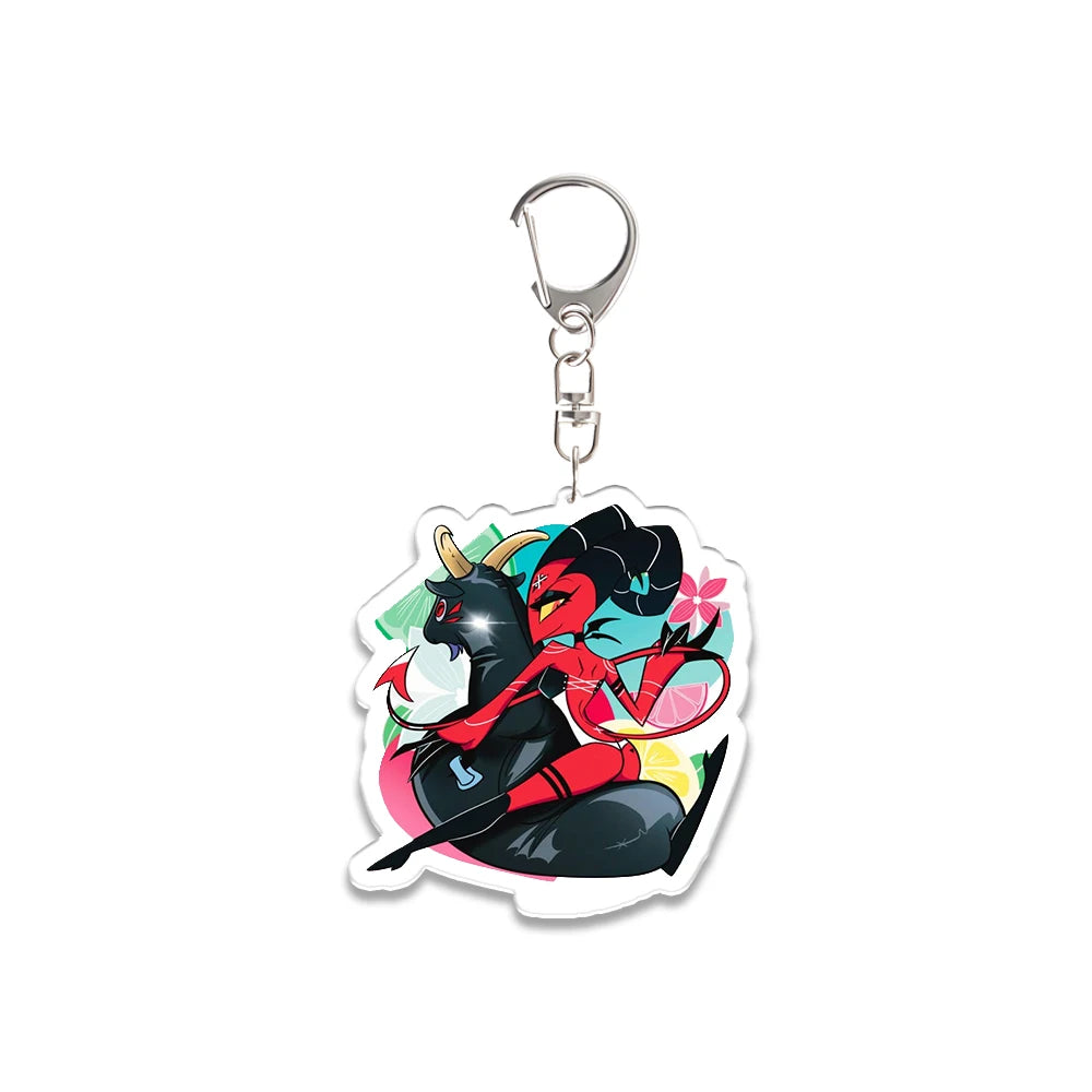 For Verosika Loona Barbie Wire Stella Stoas Acrylic KeyChain Peripheral Backpack Pendant Festival Gift Ornament
