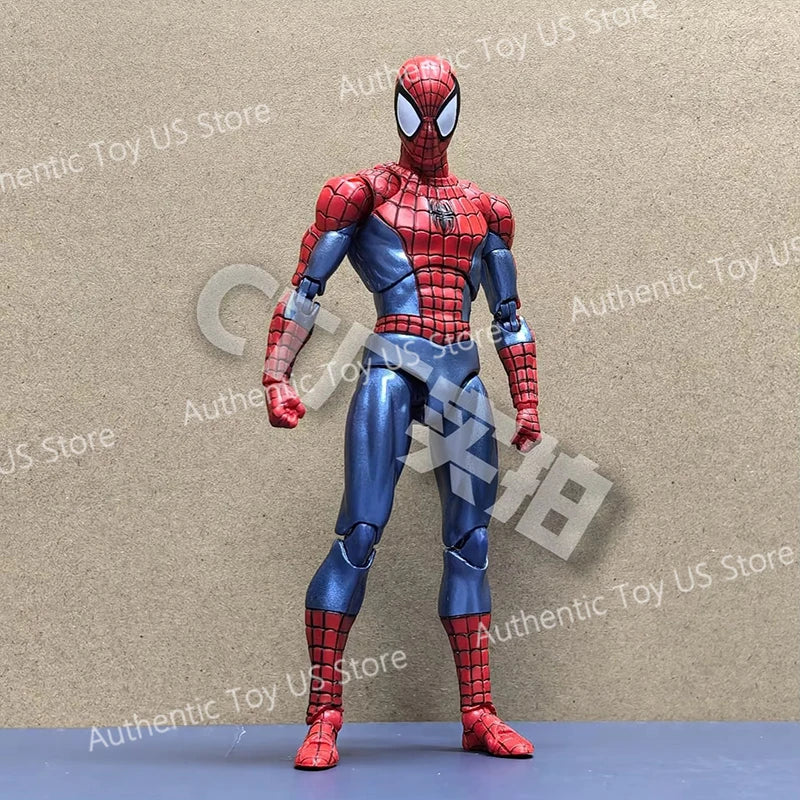Ct Toys Spiderman Mafex 075 Figure The Anazing Spider-Man Comic Ver Mafex 185 Anime Action Figure Model Gifts Toys