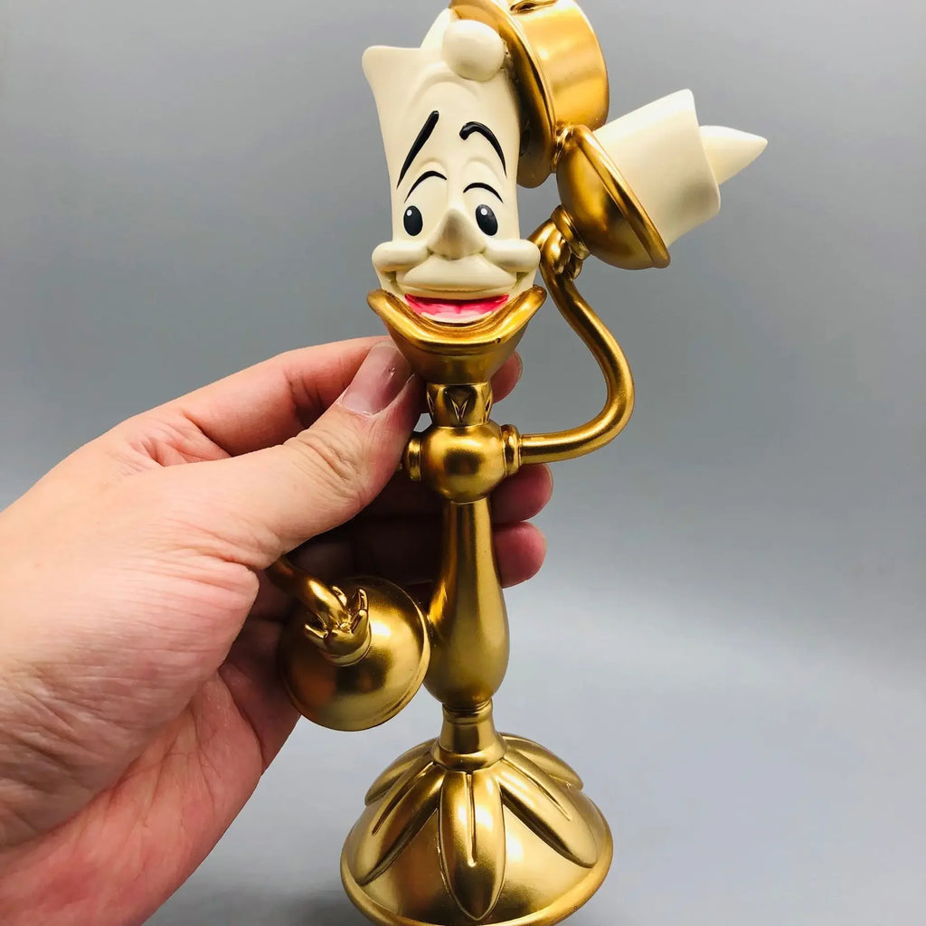 Disney Beauty And The Beast Cogsworth Mr Clock 24cm Action Figure Figurine Collection Decoration Toys Pvc Model Christmas Gifts