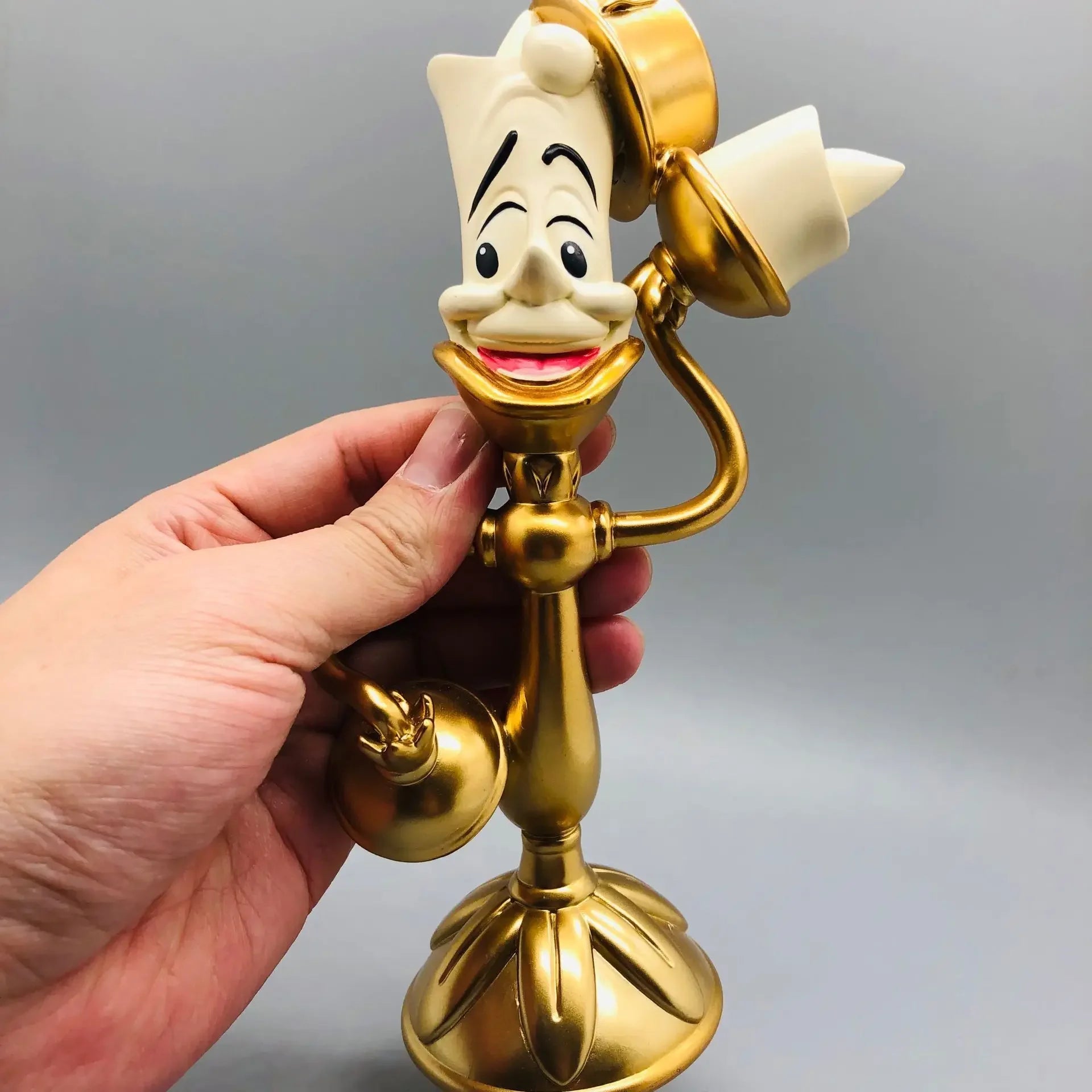 Disney Beauty And The Beast Cogsworth Mr Clock 24cm Action Figure Figurine Collection Decoration Toys Pvc Model Christmas Gifts