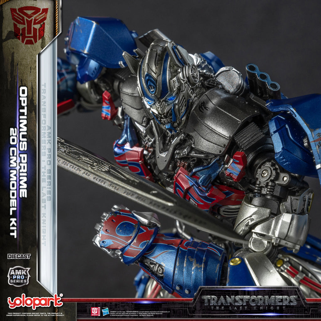 YOLOPARK Transformers Model: The Last Knight AMK PRO Series 20cm Optimus Prime Model Kit Action Figures Toy For Boy Men
