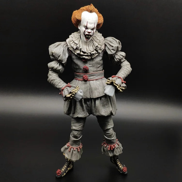 Neca Pennywise Joker Figure Stephen King'S It Pennywise Joker Clown Model Halloween Horror Toy Christmas Collect Hobbies Gifts