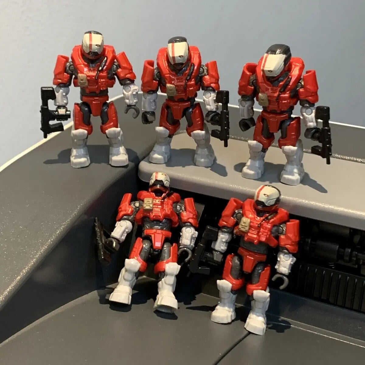 Mega Bloks Construx UNSC Marine Infinite Series Recon Getaway Elite Mercenary Spartan  Brute Troopers Micro Figures Toys
