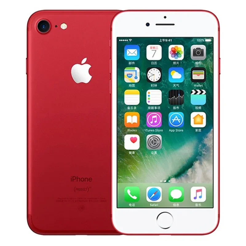 Original Apple iPhone 7 32GB/128GB/256GB ROM 4G LTE Mobile Cellphone 4.7'' Fingerprint Touch ID Smartphone Unlocked 90%New