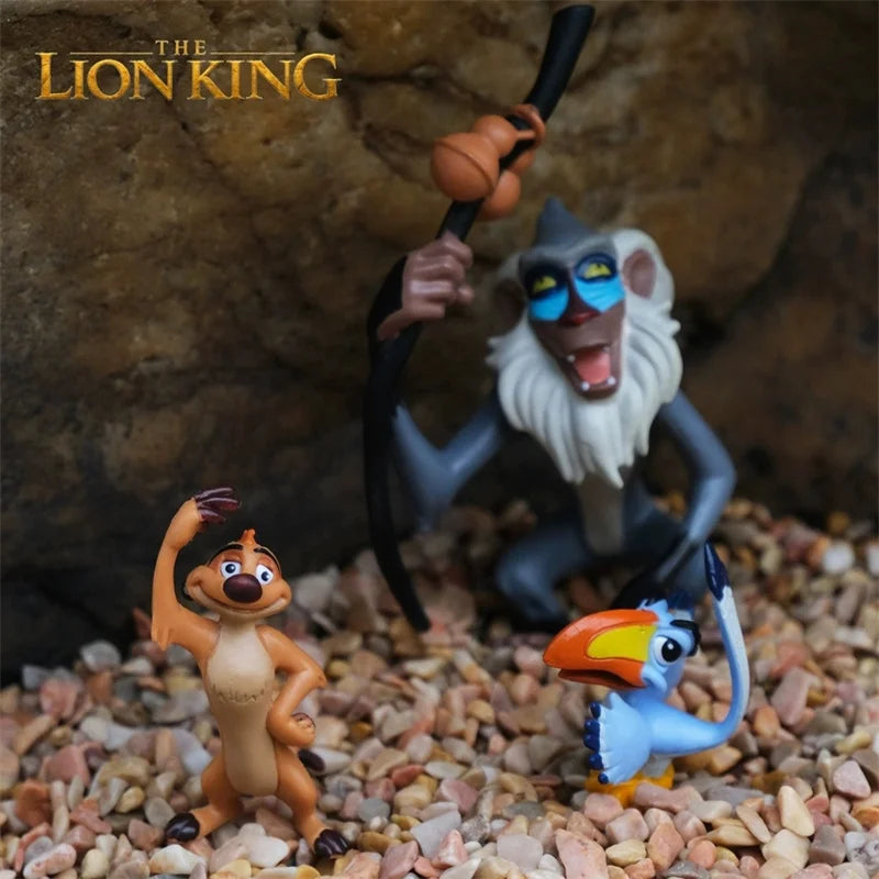 Disney The Lion King Timon Zazu toucan Action Figure Dolls Toys Kids Christmas Gifts for Kids Collection PVC Model Desk Decora