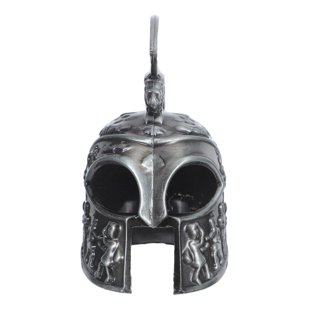 Miniature Knight Helmet Ornament Alloy Medieval Roman Knight Helmet Model  Collectible Decoration for Home Party Decoration