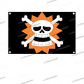 One Piece Pirate Skull Flag Home Bedroom Wall Tapestry Decor Banner Painting Luffy Straw Hat Pirates Flag Tapestry Gift