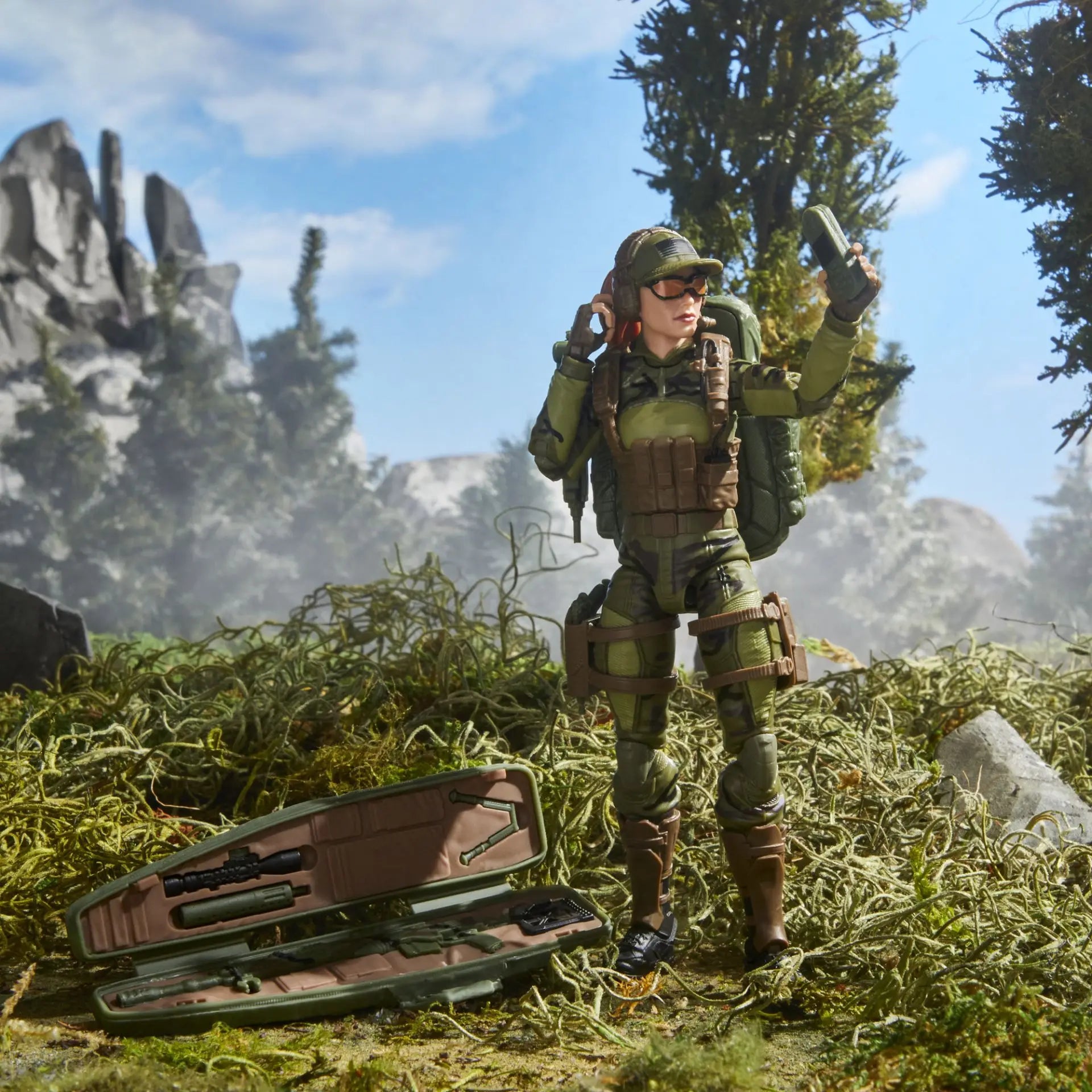 G.I. Joe Classified Series 60th Anniversary Action Pilot Halo High Altitude Low Opening Jumper Marine Sniper 6inch Action Figure