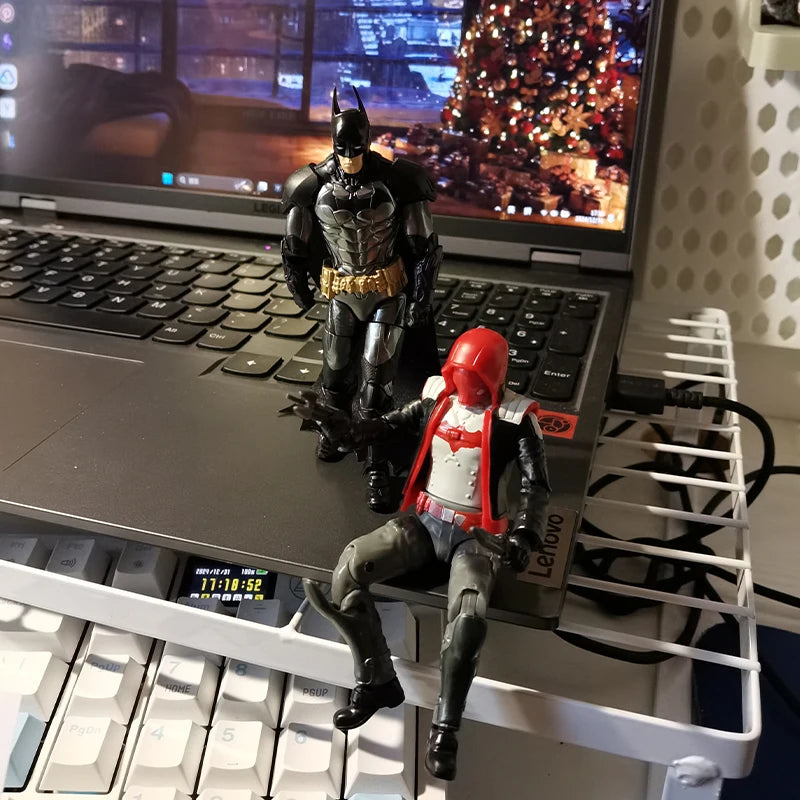 F5 ROUNDD CULTURE Batman: Arkham Knight Deathstroke Red Hood Anime Figure Blind Box Assemble Movable Model Toys Collection Gifts