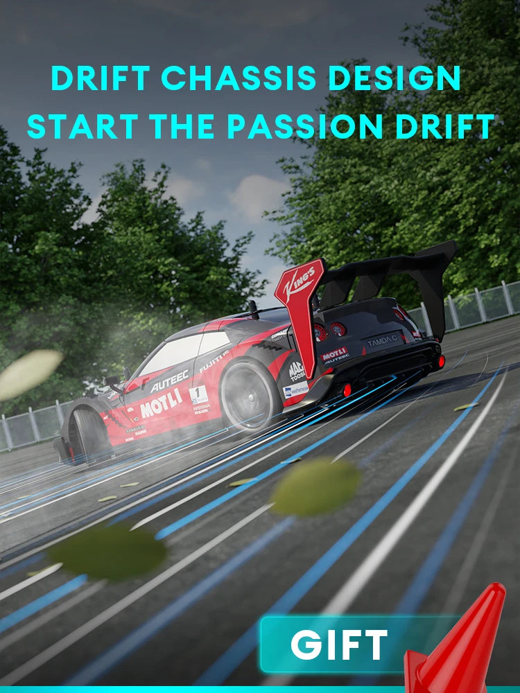 40KM/H Remote Control Car Rechargeabl Racing Drift Electric Graffiti RC Cars Birthday Toys for Boys