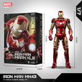 Fondjoy Marvel Anti-Hulk Armor Assemble Toy Movie Character Model 18 Inches Action Figures LED Can Emit Light Model Gift For Boy