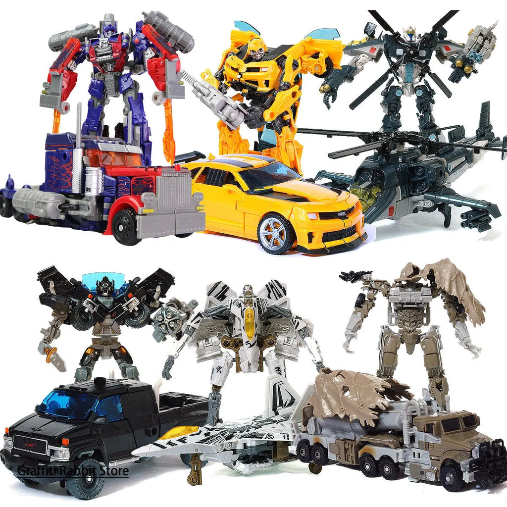 HZX H606 G1 Transformation Action Figure Toy Starscream Model 18cm ABS Movable Joints Statue Deformation Car Robot NO BOX