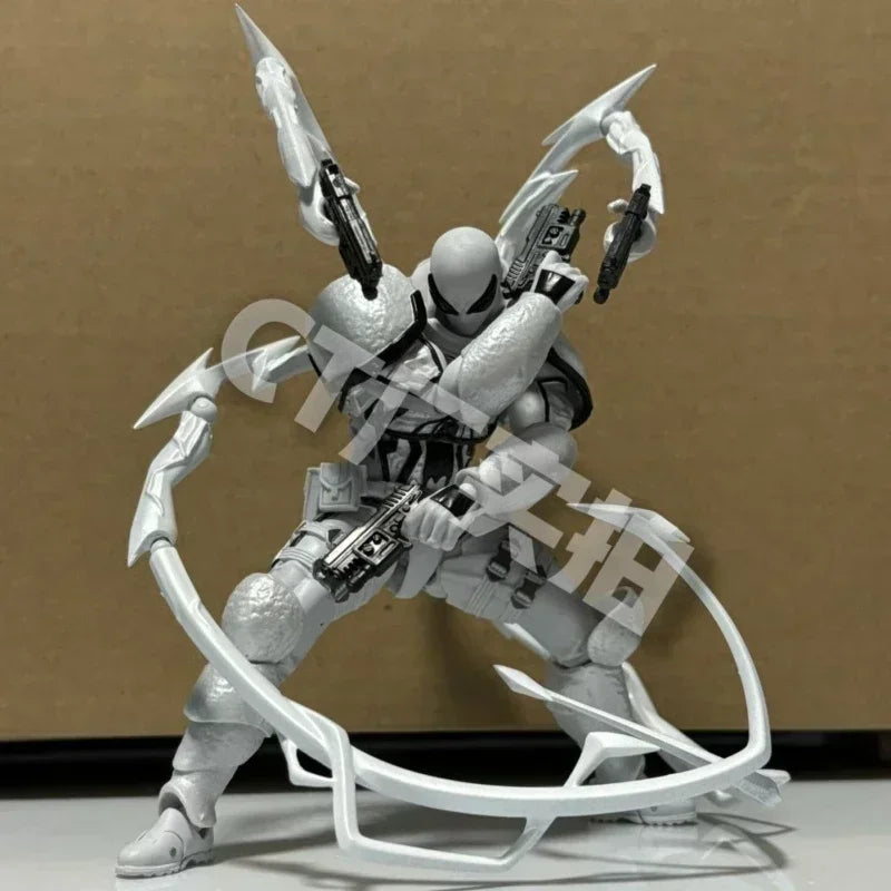 In Stock CT Toys SHF Spider Man KO Revoltech Amazing Yamaguchi Agent Anti Venom Spider Man Venom Anime Action Figures Model