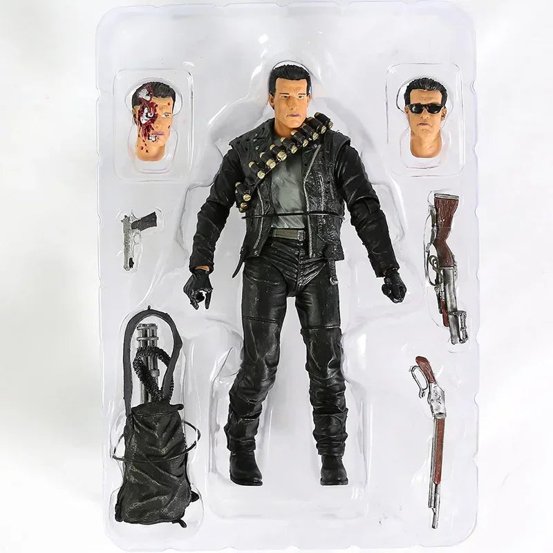 NECA Terminator T-800 T-1000 Action Figure Movable Joints Desktop Decoration Collection PVC Model Toy