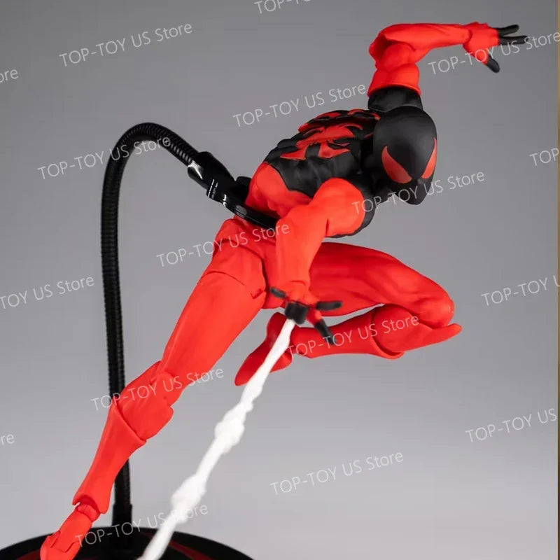 Mess Toys Spider-Man Symbiote Suit & Scarlet Spider Anime Action Figures - Collectible Gift Set