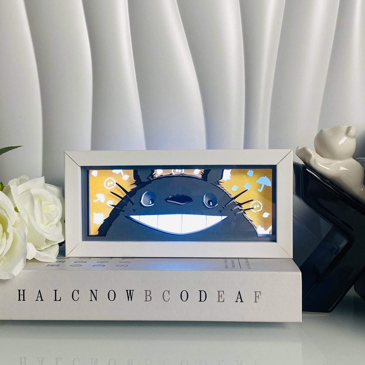 3D Anime Light Box Led Paper Carving  Bedroom Decor Night Lamp Cartoon Manga Shadow Glowing Lightbox Table Lamp for Friend Gifts
