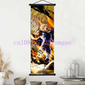 Dragon Ball Scrolls Picture Wall Art Goku Saiyan Hanging Painting Canvas Anime Poster Hot Blooded Home Decor Kawaii Kids Room