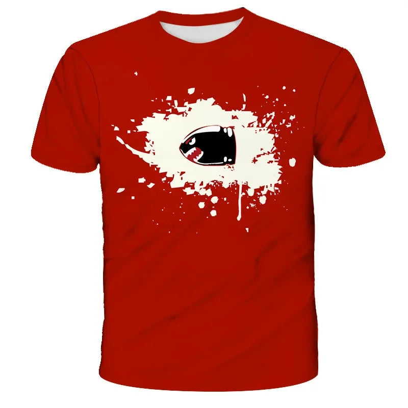 Super Mario Peach Princess Anime Manga Summer Children's Clothes Short Sleeve Boys Girls Cute Casual Fashion T-shirt Kids