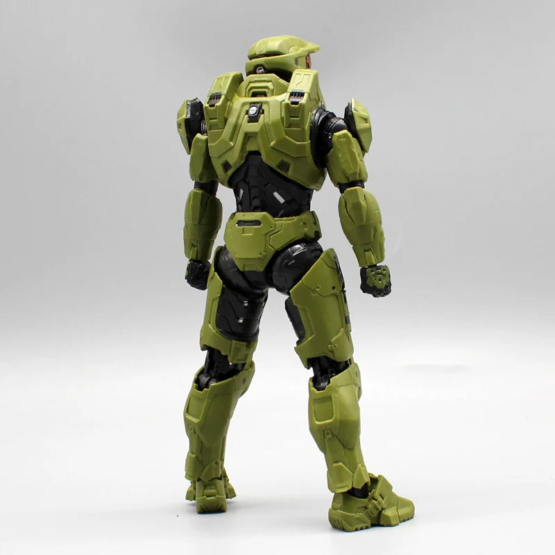 18cm Halo Master Chief Anime Figure  Mjolnir Mark Vi Gen 3 Figurine 1/12 Statue Model Doll Desk Collectible Decora Toys Gifts