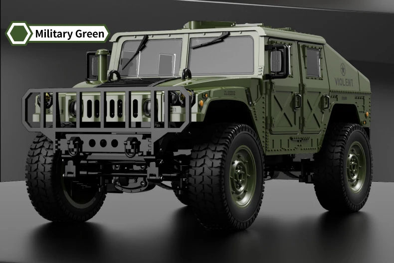 JHD For JJRC C8835 RC Car Simulation 4x4 All-terrain 2.4G Off-road Climbing Electric Truck with LED Light  With Spare Battery