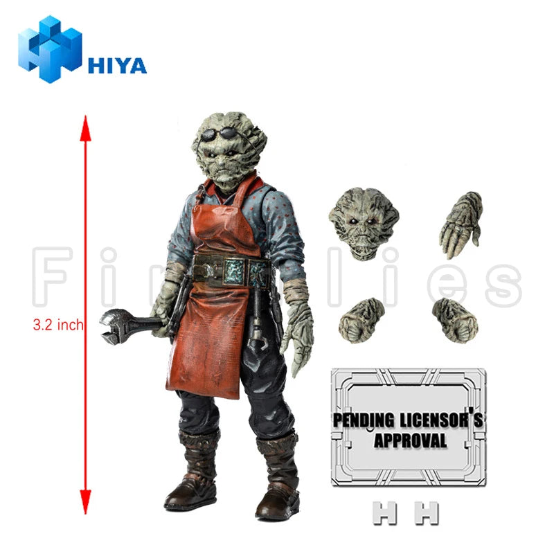 1/18 HIYA 3.15inch Action Figure Exquisite Mini Series STAR TREK 2009 Keenser Anime Model Toy