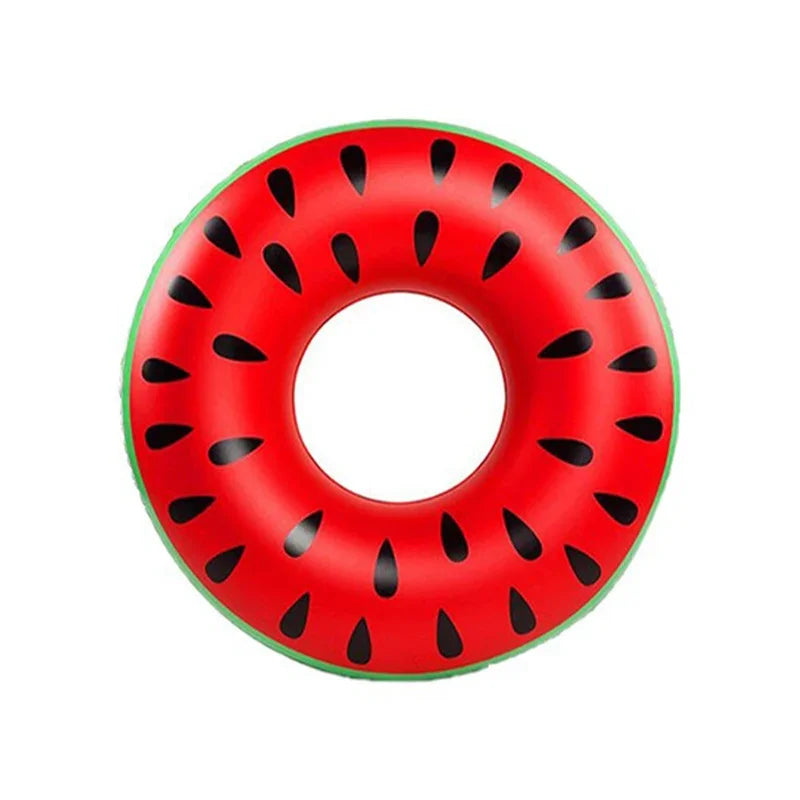 1pc Watermelon Swimming Ring PVC Inflatable Swim Circle For Outdoor Sport Beach Pool Party  Floating Ring