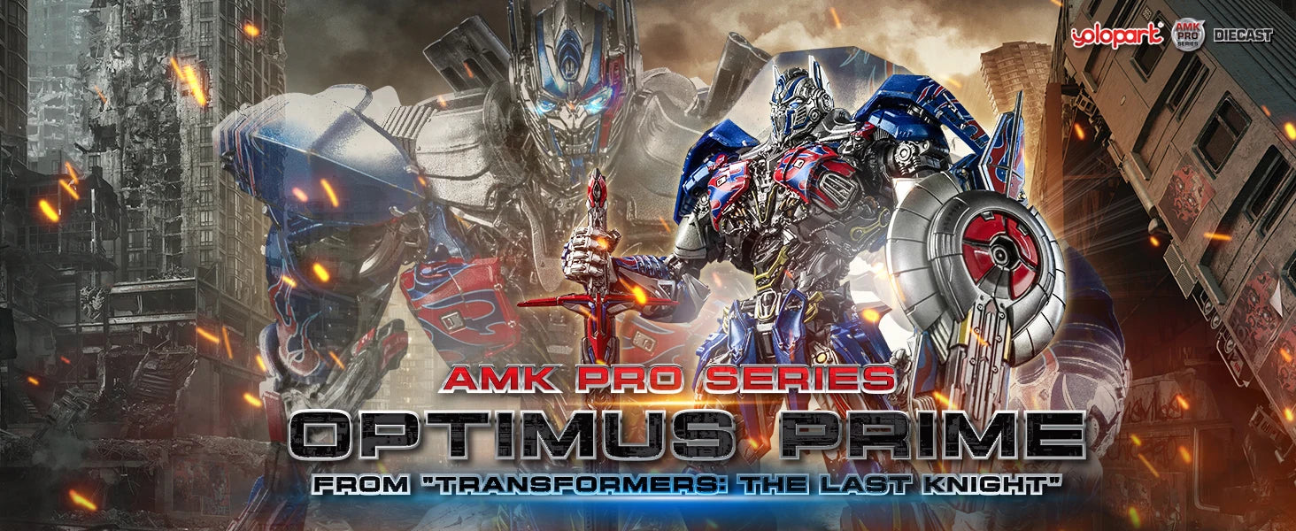 YOLOPARK Transformers Model: The Last Knight AMK PRO Series 20cm Optimus Prime Model Kit Action Figures Toy For Boy Men