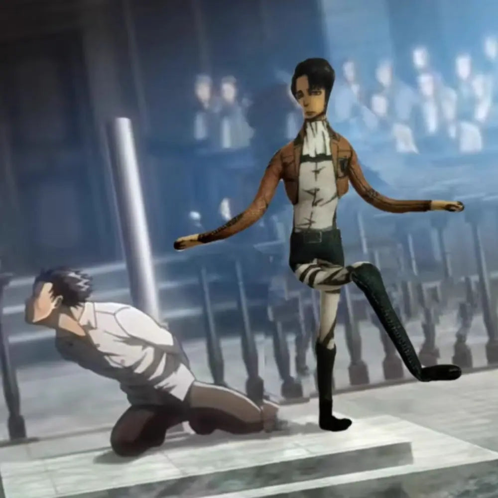 Anime Attack on Titan Plush Toys Doll Kawaii Rivaille Ackerman Twistable Shape Collection Green Stuffed Doll Birthday XMAS Gifts