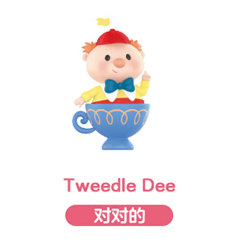 Disney Alice in Wonderland Mad Hatter Cheshire Cat Queen of Heart Tweedle Dee March Hare White Rabbit Action Figure Toys