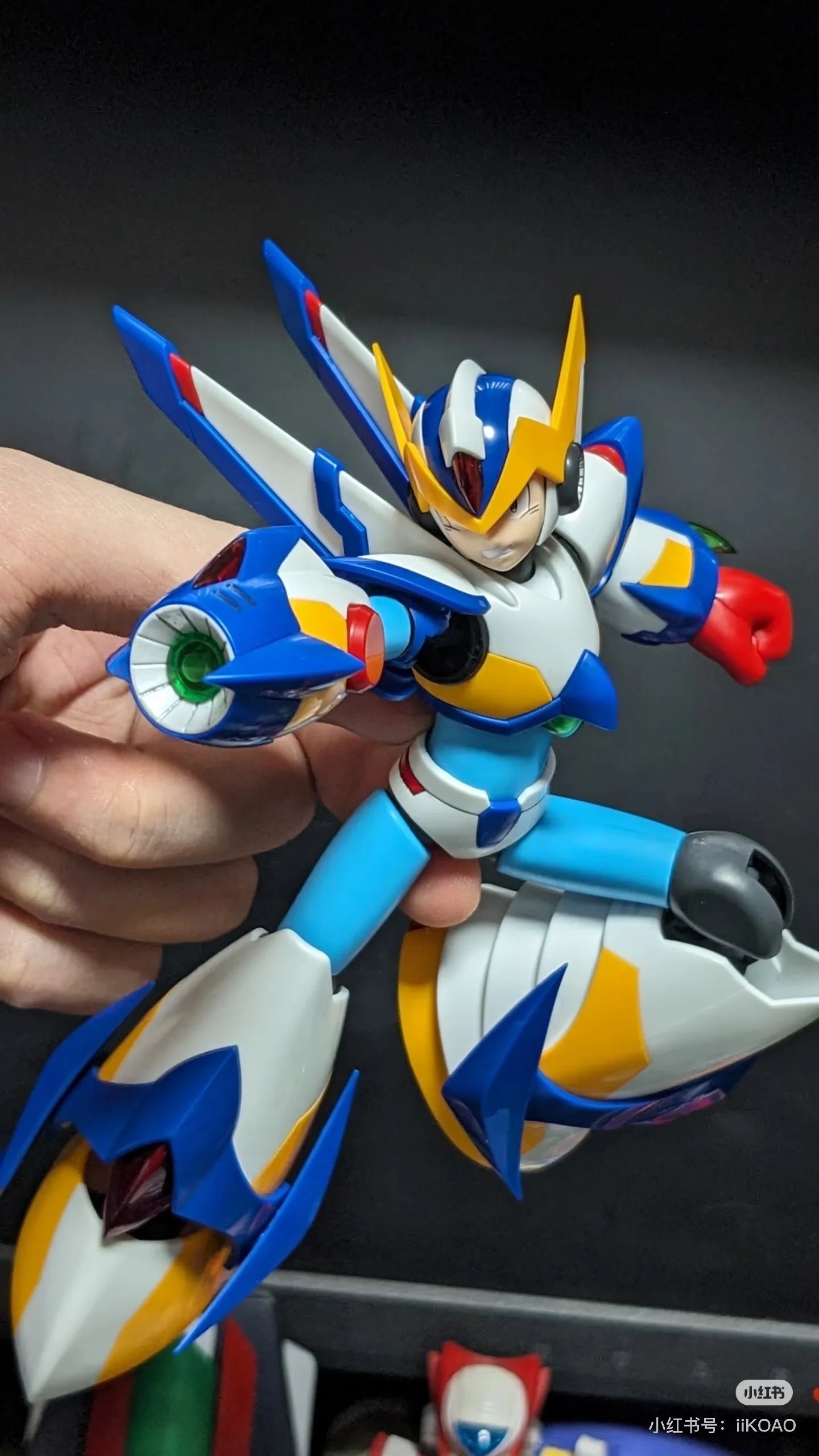 SS Model KO KP701 RockMan X Falcon Armor Action Figure Megaman X5 Anime Figures Mega Man Assembly Model Kit Birthday Gift